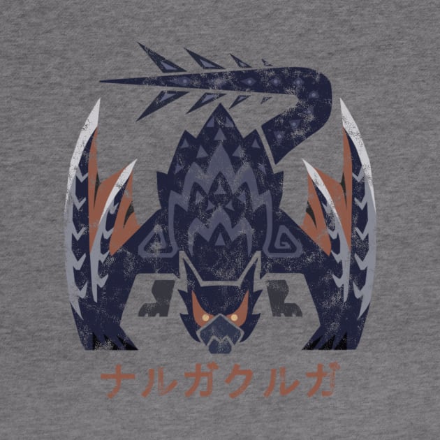 Monster Hunter World Iceborne Nargacuga Kanji Icon by StebopDesigns